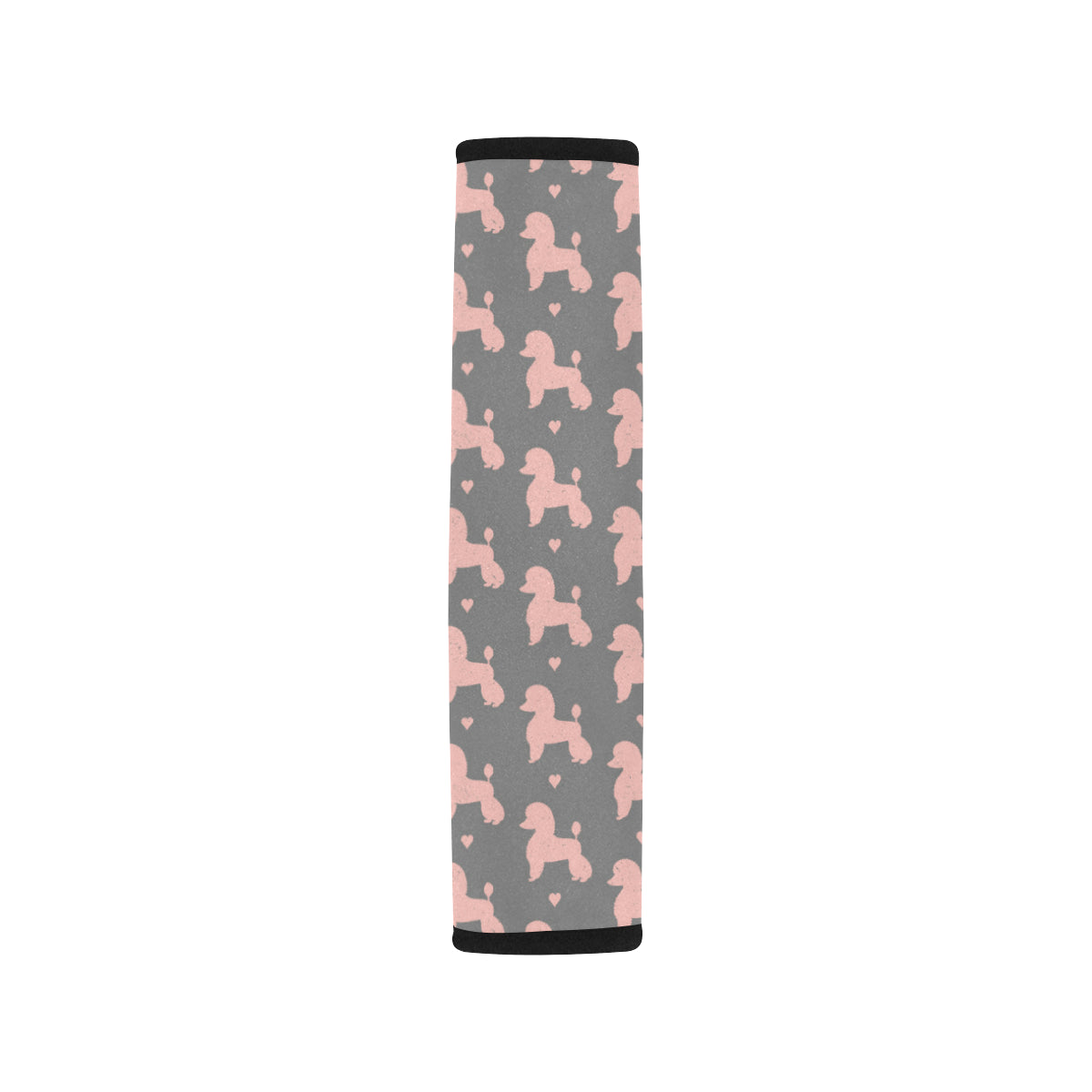 Poodle Pattern Print Design A02 Car Seat Belt Cover