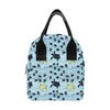 Sea Turtle Pattern Print Design T011 Insulated Lunch Bag