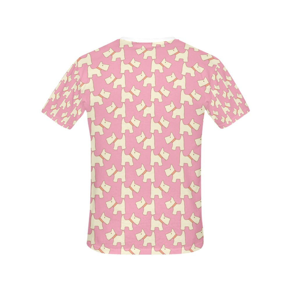 Scottish Terriers Print Design LKS306 Women's  T-shirt
