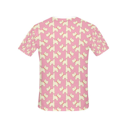 Scottish Terriers Print Design LKS306 Women's  T-shirt