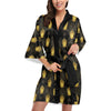 Buddha Pattern Print Design 04 Women's Short Kimono