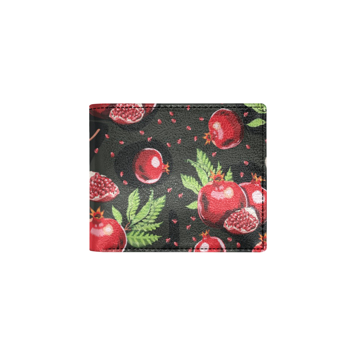 Pomegranate Pattern Print Design PG06 Men's ID Card Wallet
