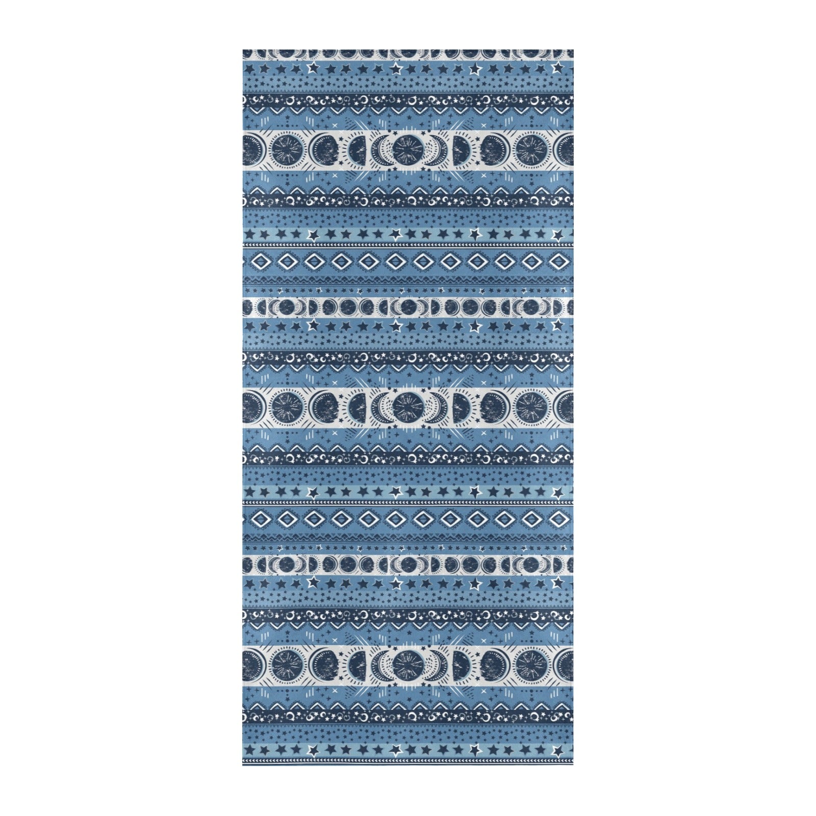 Sun Moon Pattern Print Design LKS306 Beach Towel 32" x 71"