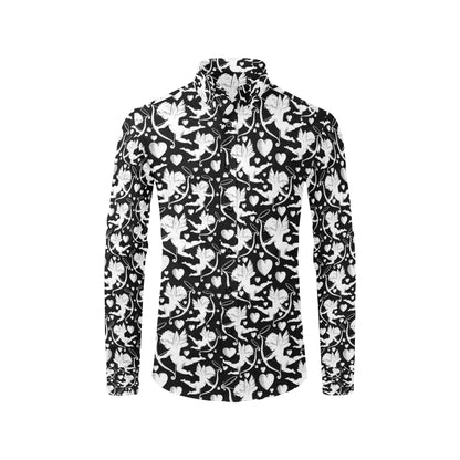 Cupid Pattern Print Design 04 Men's Long Sleeve Shirt
