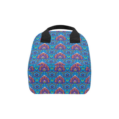 lotus Boho Pattern Print Design LO010 Insulated Lunch Bag