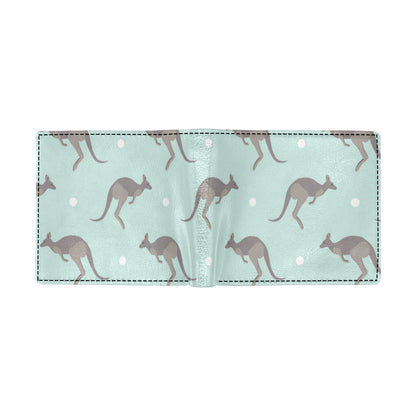 Kangaroos Pattern Print Design 04 Men's ID Card Wallet