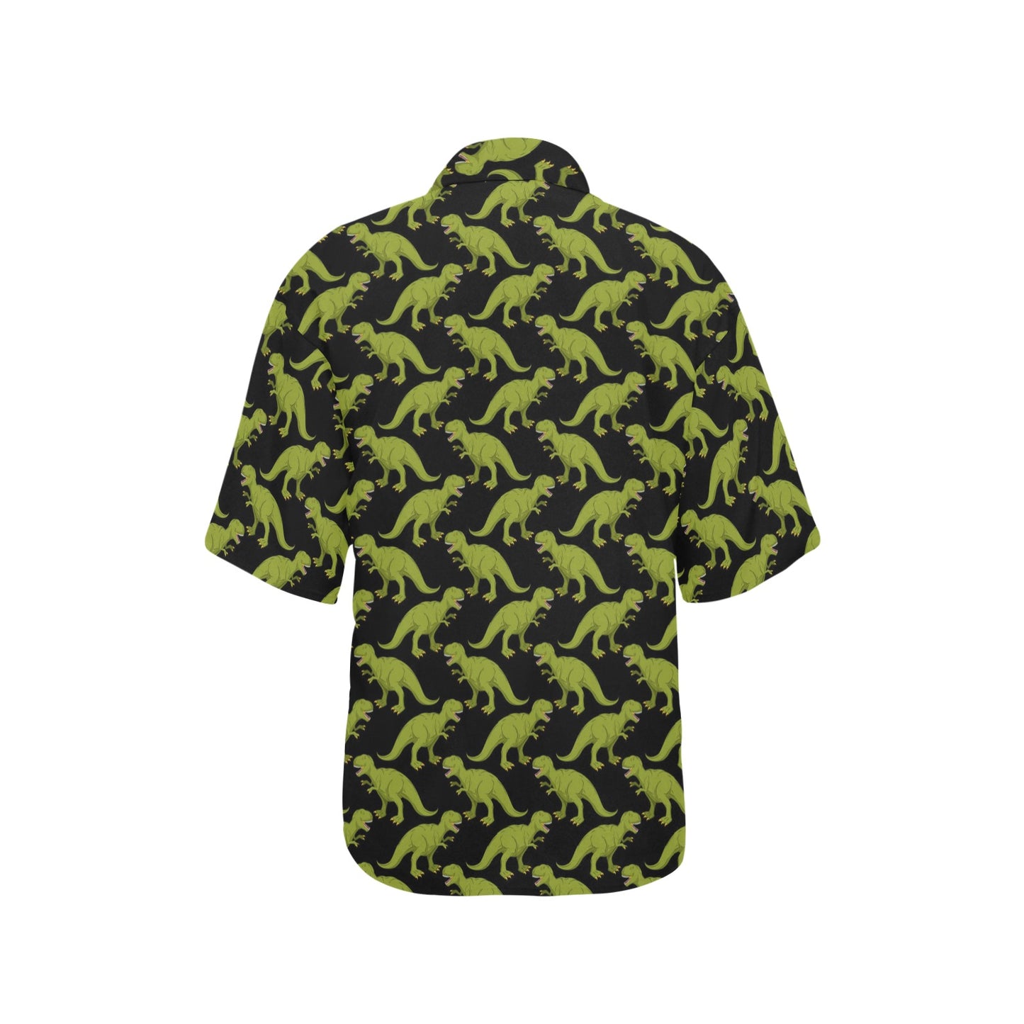 T Rex Pattern Print Design A02 Women's Hawaiian Shirt