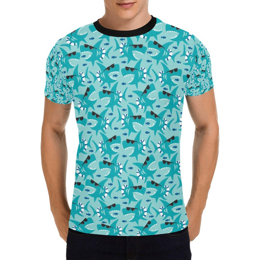 Shark Cute Print Design LKS302 Men's All Over Print T-shirt