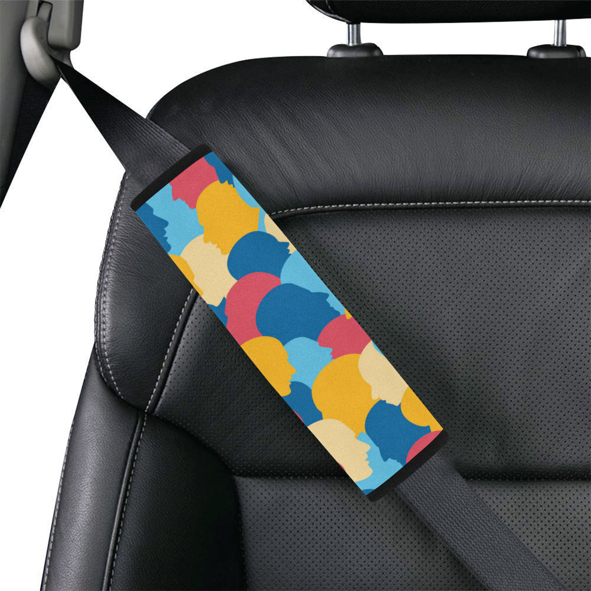 Psychology Pattern Print Design A02 Car Seat Belt Cover