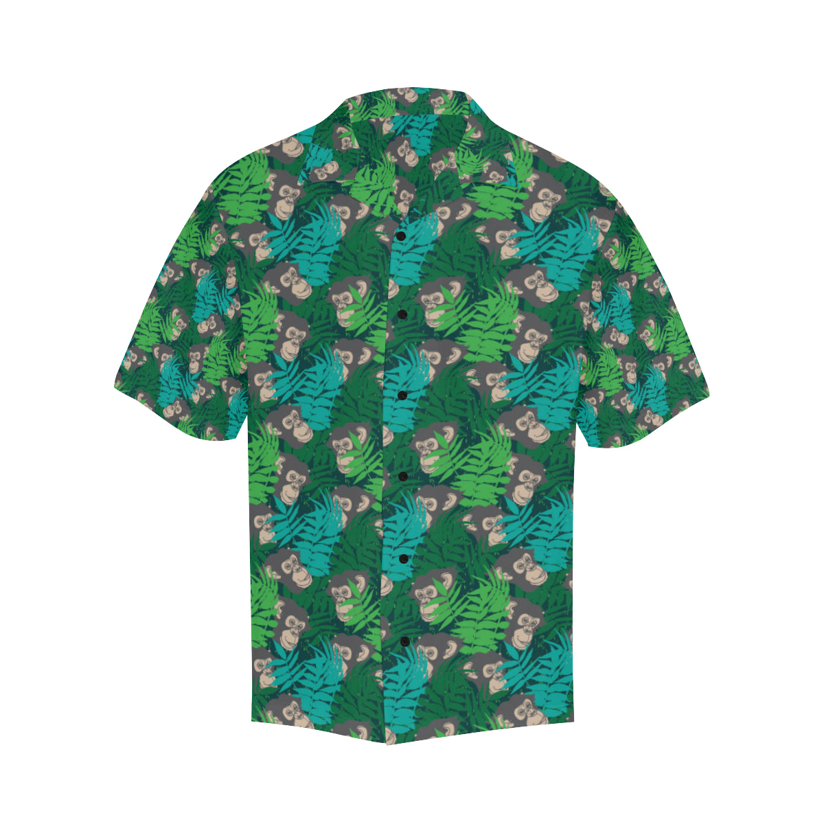 Chimpanzee Pattern Print Design 01 Men's Hawaiian Shirt