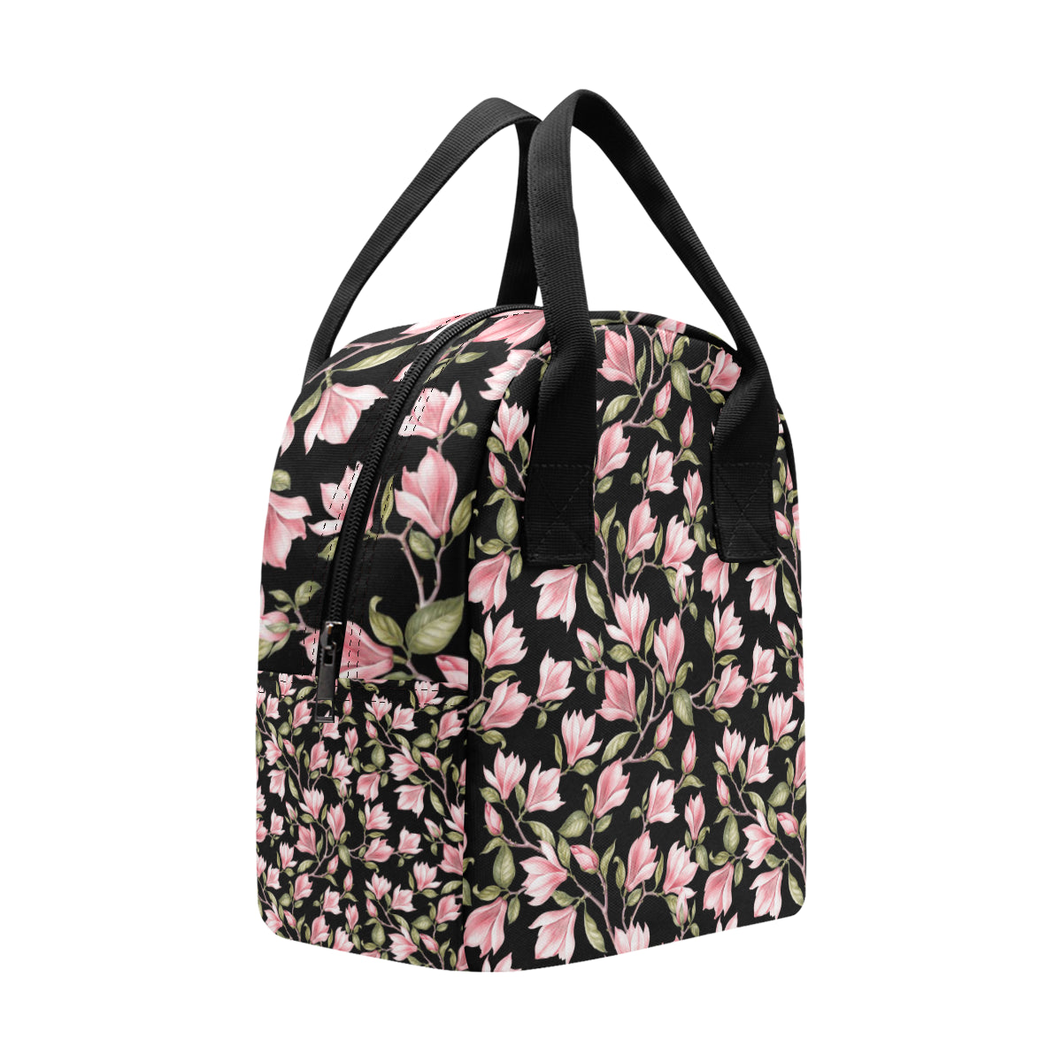 Magnolia Pattern Print Design MAG03 Insulated Lunch Bag