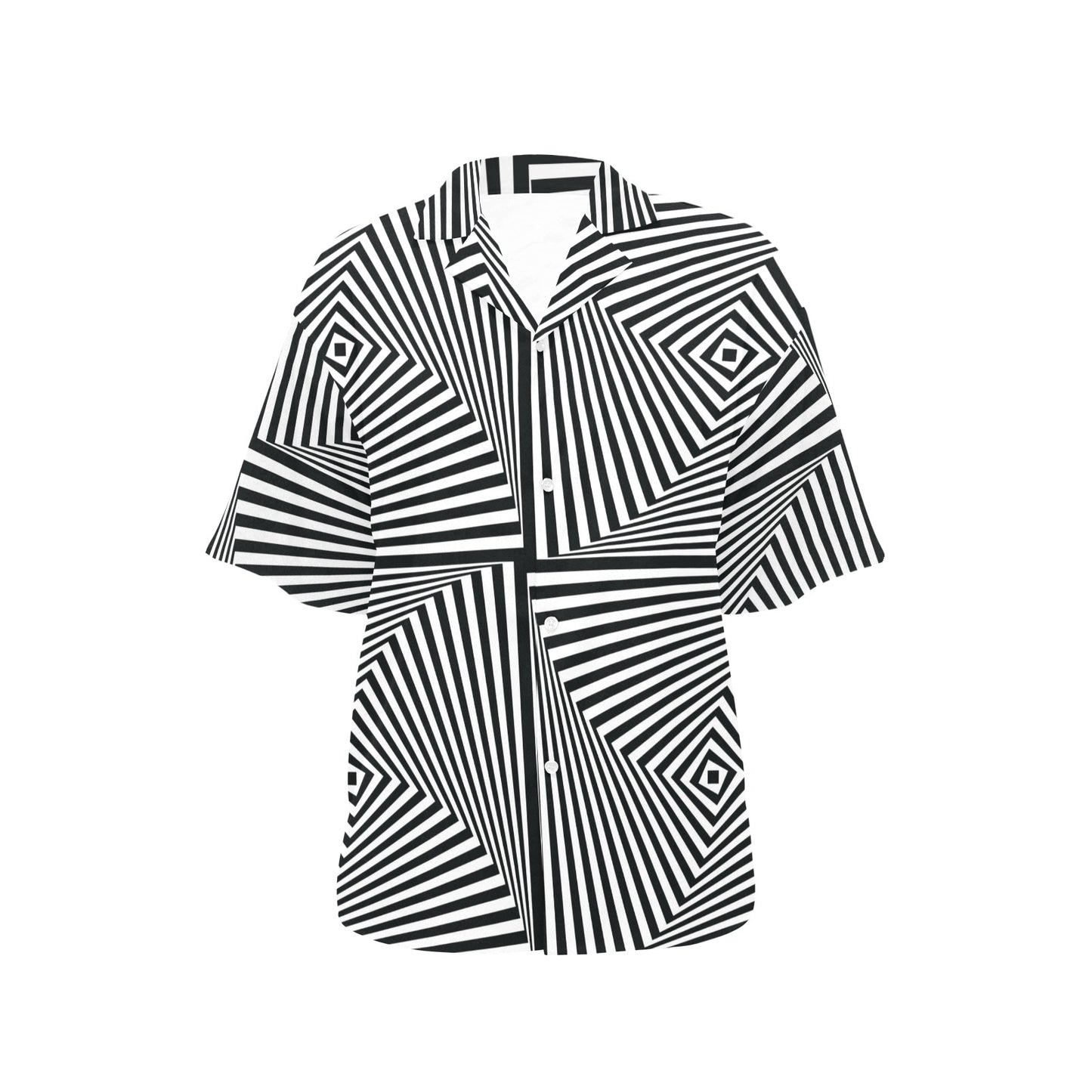 Vortex Print Design LKS302 Women's Hawaiian Shirt