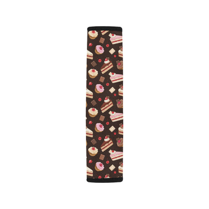 Cake Pattern Print Design 04 Car Seat Belt Cover