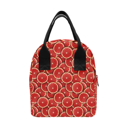 Grapefruit Pattern Print Design GF05 Insulated Lunch Bag