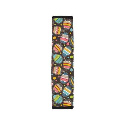 Easter Eggs Pattern Print Design RB03 Car Seat Belt Cover
