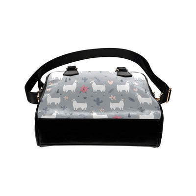 Llama Pattern Print Design 010 Shoulder Handbag