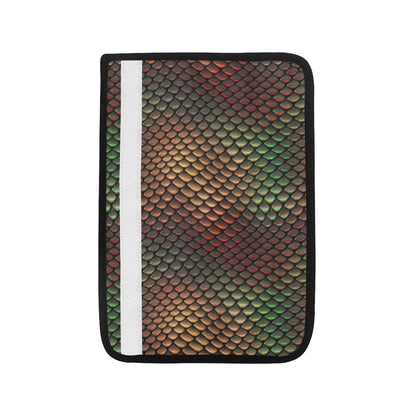 Snake Skin Colorful Print Car Seat Belt Cover