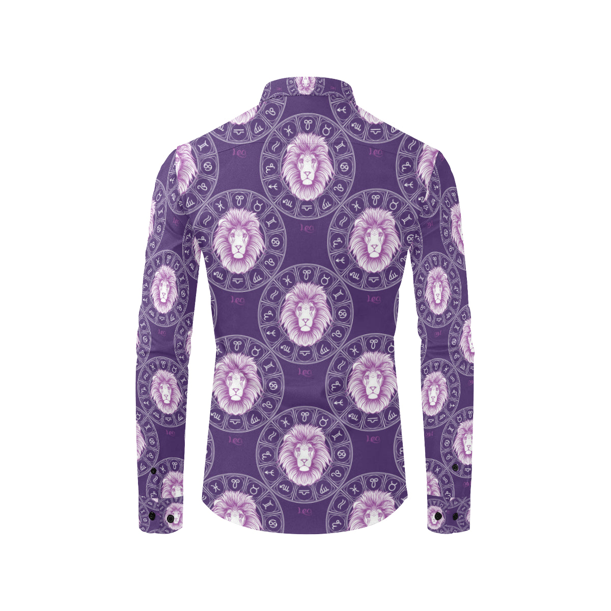 Leo Pattern Print Design 04 Men's Long Sleeve Shirt
