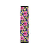 Pink Hibiscus Pattern Print Design HB027 Car Seat Belt Cover