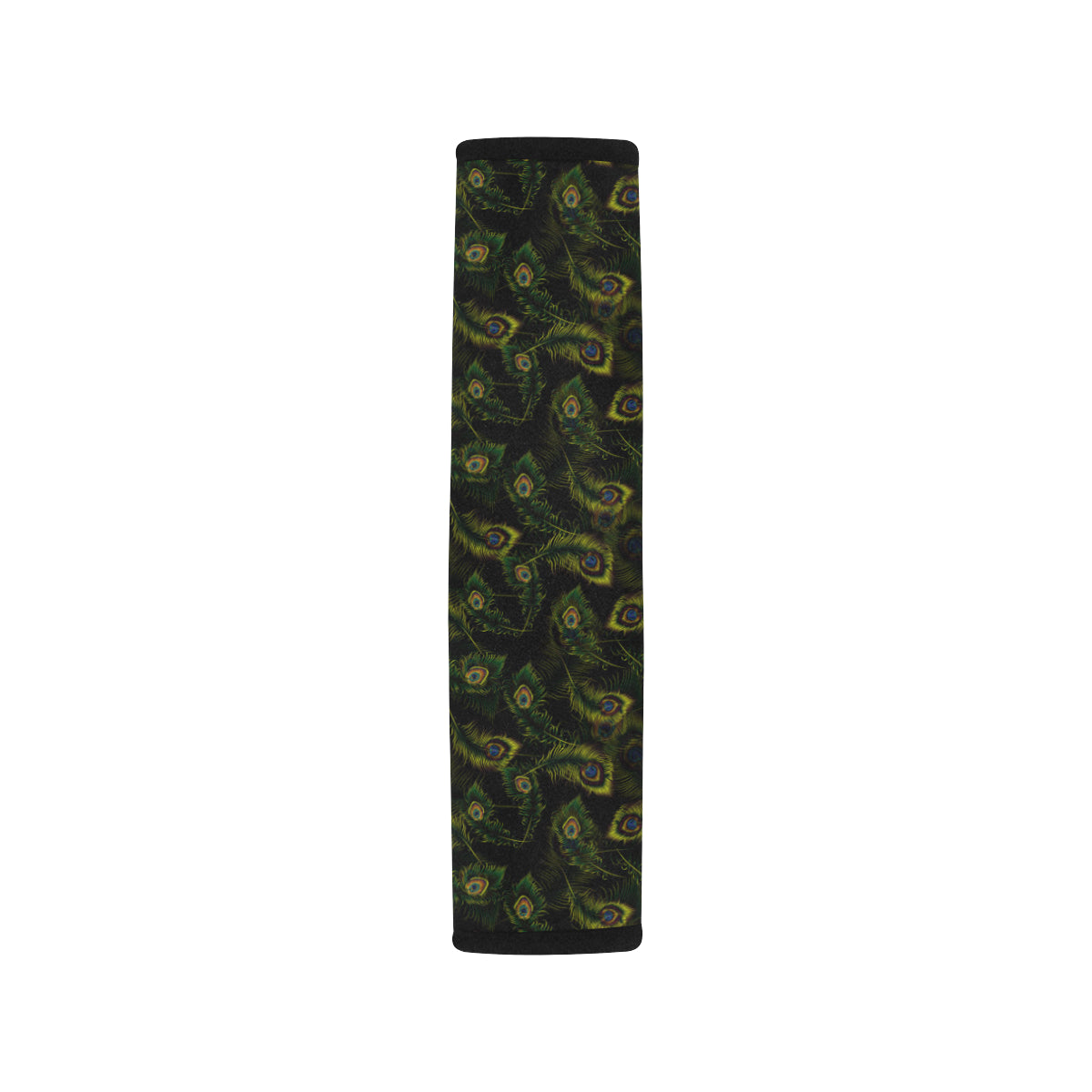Peacock Feather Pattern Design Print Car Seat Belt Cover