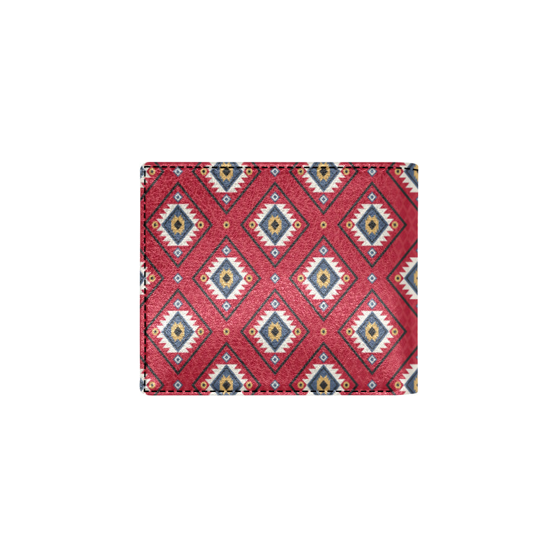 Aztec Pattern Print Design 10 Men's ID Card Wallet