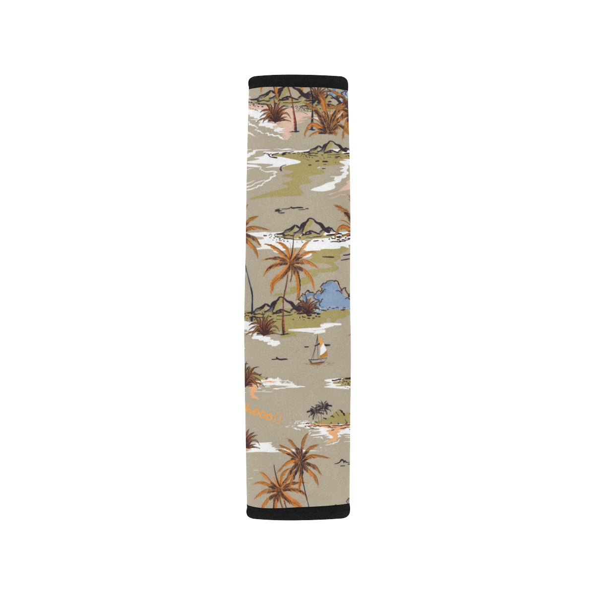 Pacific island Pattern Print Design A05 Car Seat Belt Cover