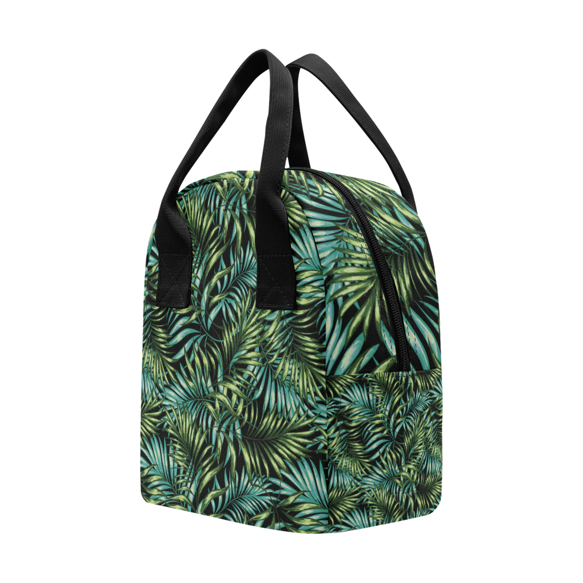 Tropical Flower Pattern Print Design TF08 Insulated Lunch Bag