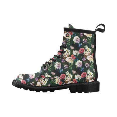Summer Floral Print Design LKS303 Women's Boots