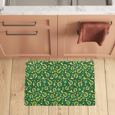 Shamrock Horse Shoes Saint Patrick's Day Print Design LKS307 Kitchen Mat