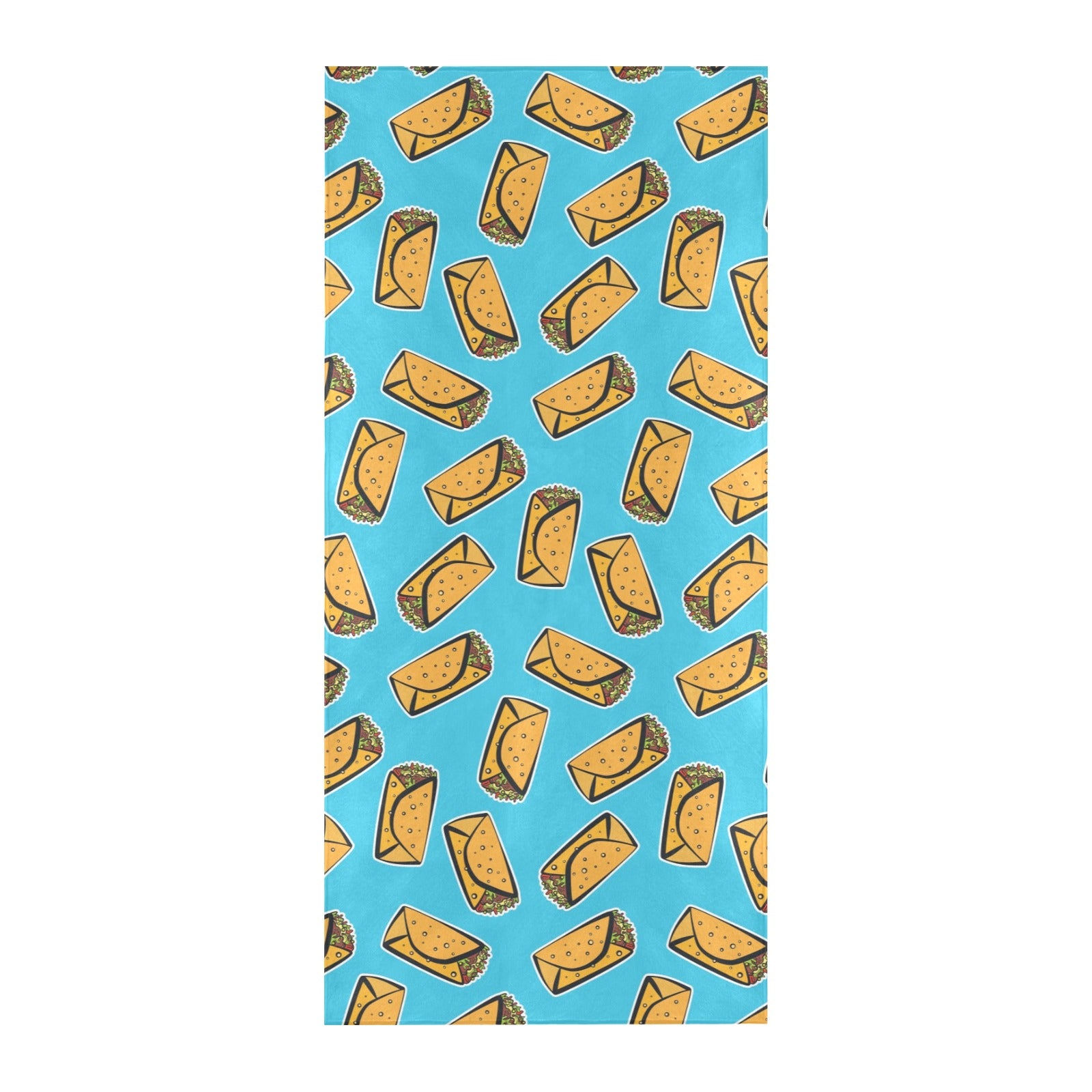 Burrito Print Design LKS301 Beach Towel 32" x 71"