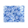 Tie Dye Blue Design Print Men's ID Card Wallet