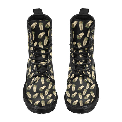 Burrito Print Design LKS303 Women's Boots