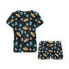 UFO Alien Print Design LKS306 Women's Short Pajama Set