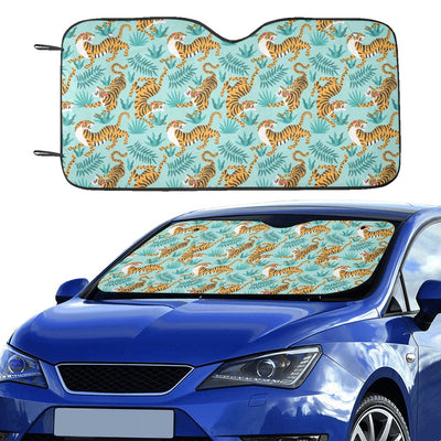 Tiger Print Design LKS304 Car front Windshield Sun Shade