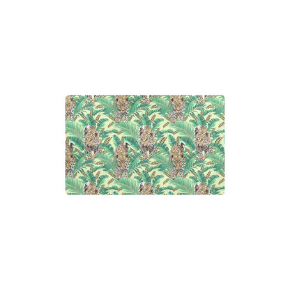 Leopard Pattern Print Design 03 Kitchen Mat