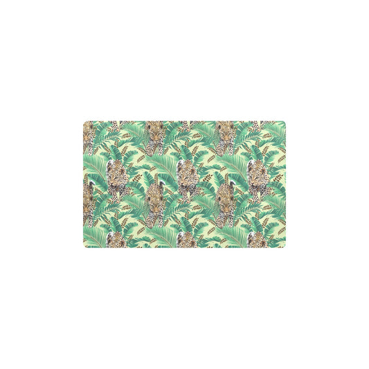 Leopard Pattern Print Design 03 Kitchen Mat