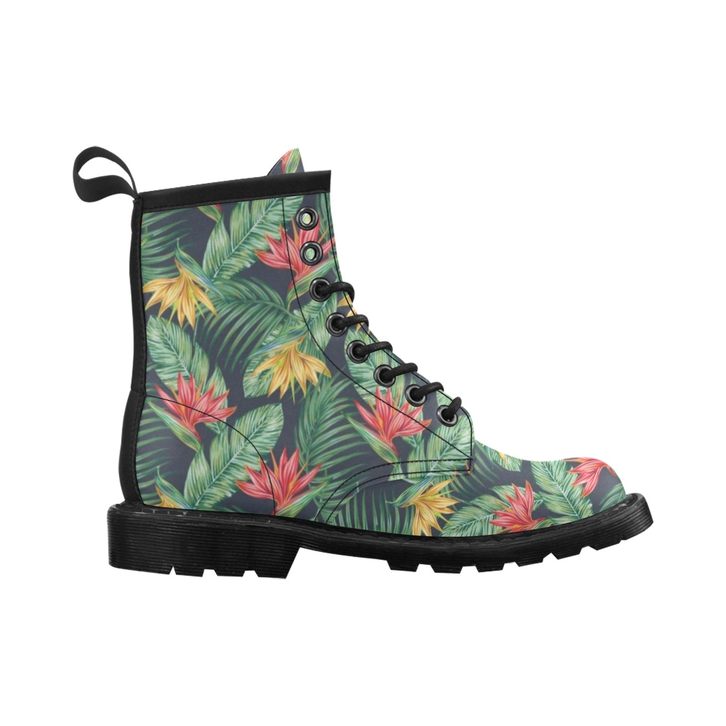 Bird Of Paradise Pattern Print Design BOP09 Women's Boots