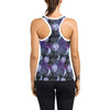 Sun Moon Print Design LKS303 Women's Racerback Tank Top