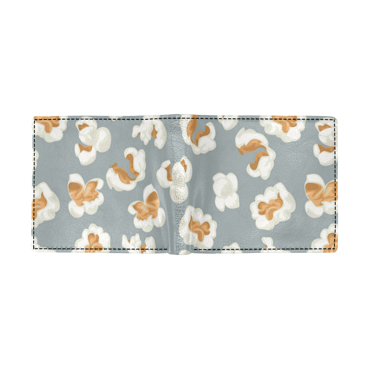 Popcorn Pattern Print Design A05 Men's ID Card Wallet