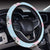 Cow Pattern Print Design 07 Steering Wheel Cover with Elastic Edge