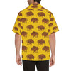 Bison Native Pattern Print Design 01 Men's Hawaiian Shirt