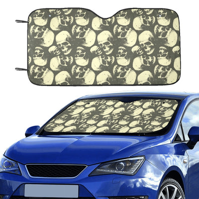 Skull Print Design LKS302 Car front Windshield Sun Shade