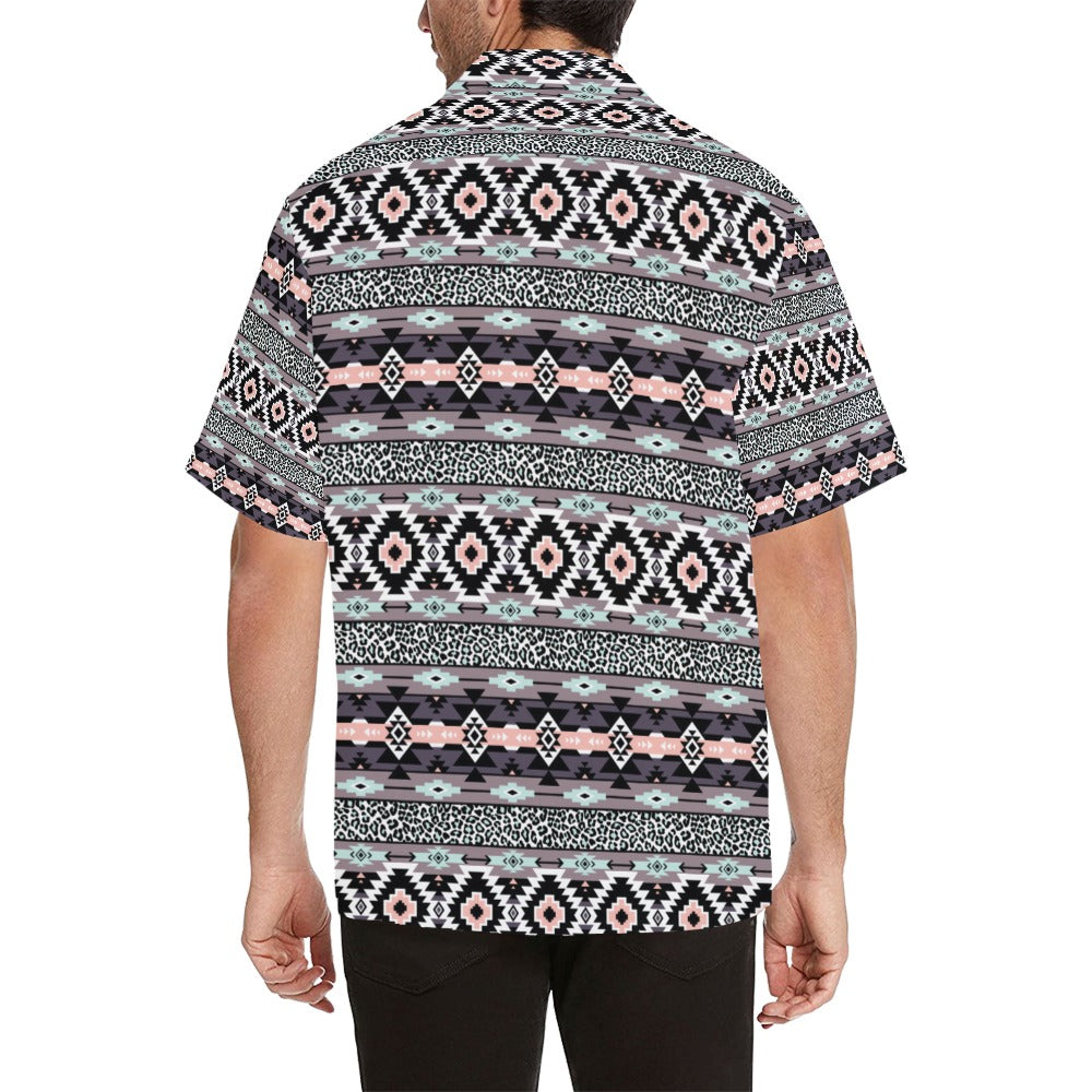 Safari Pattern Print Design LKS302 Men's Hawaiian Shirt