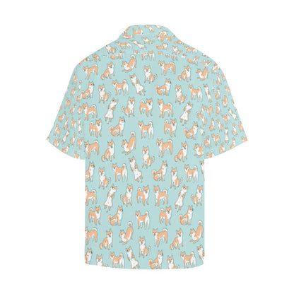 Shiba Inu Print Design LKS304 Men's Hawaiian Shirt