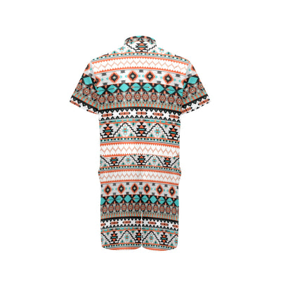 Tribal Aztec Indians pattern Men's Romper