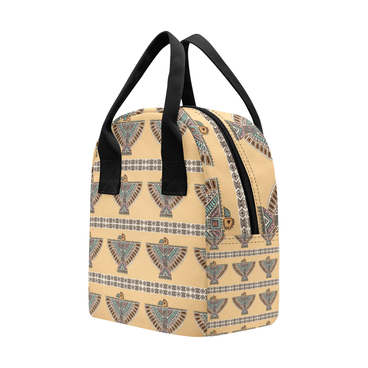 Native American Eagle Pattern Insulated Lunch Bag