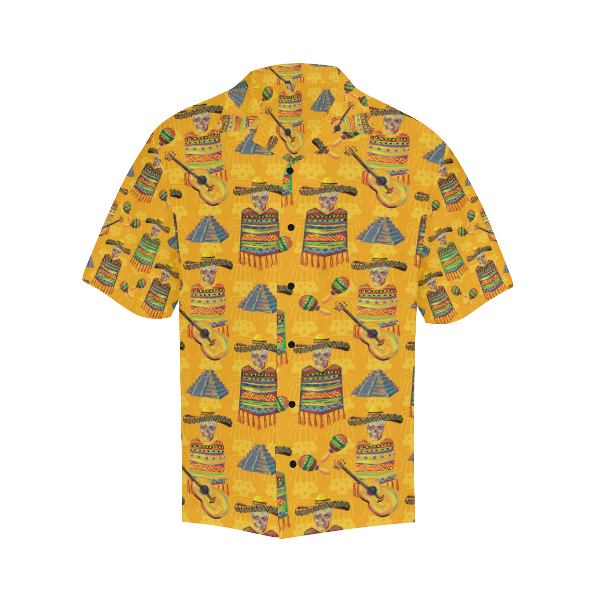 Maracas Mexican Style Pattern Print Design 02 Men's Hawaiian Shirt