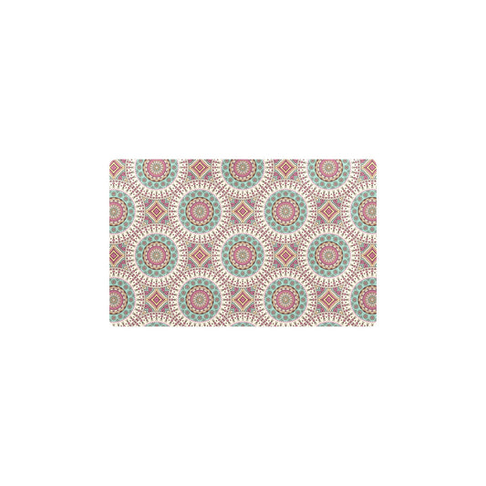 Bohemian Round Style Print Kitchen Mat