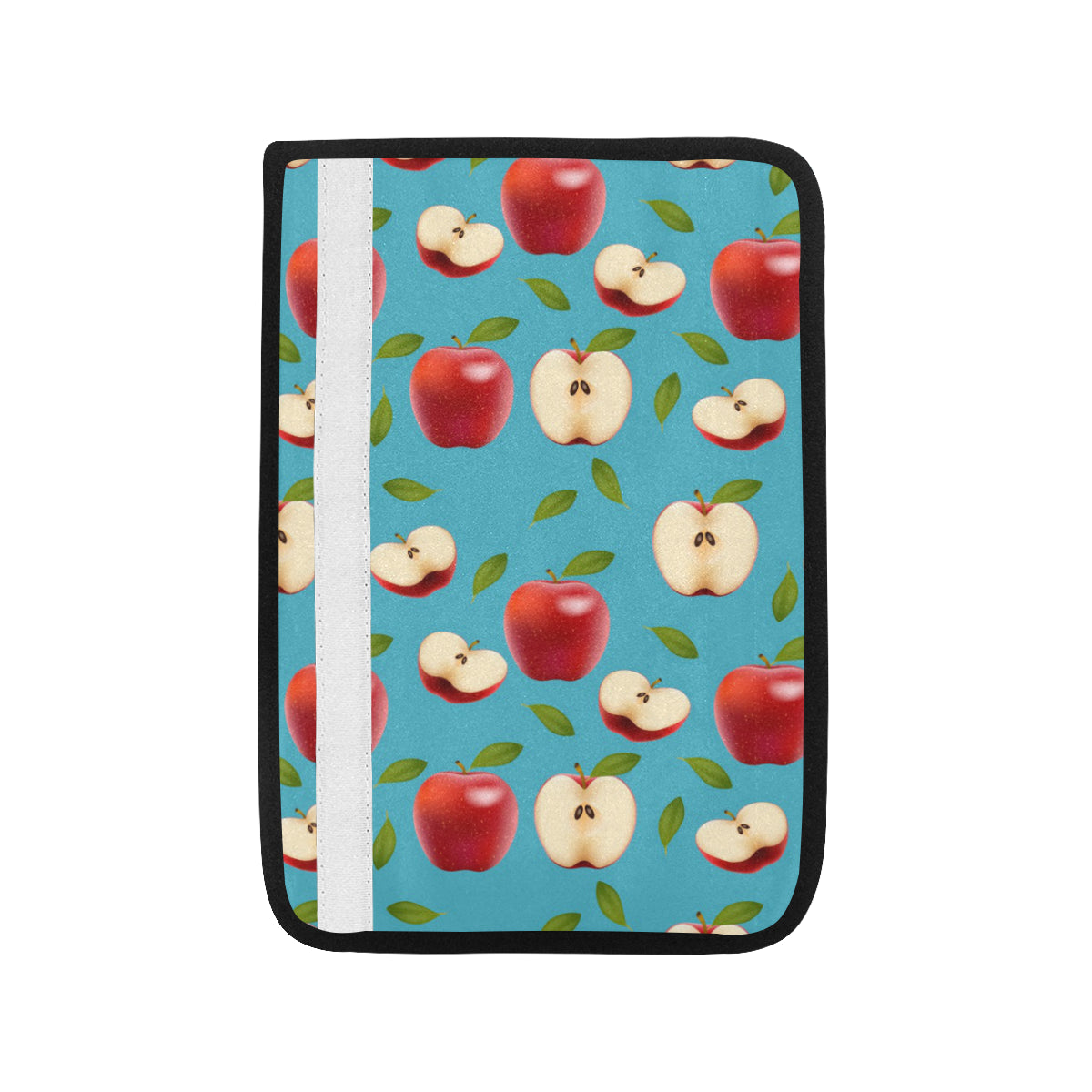 Apple Pattern Print Design AP012 Car Seat Belt Cover