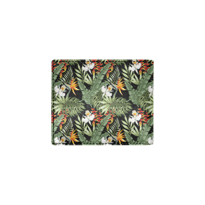 Bird Of Paradise Pattern Print Design 02 Men's ID Card Wallet